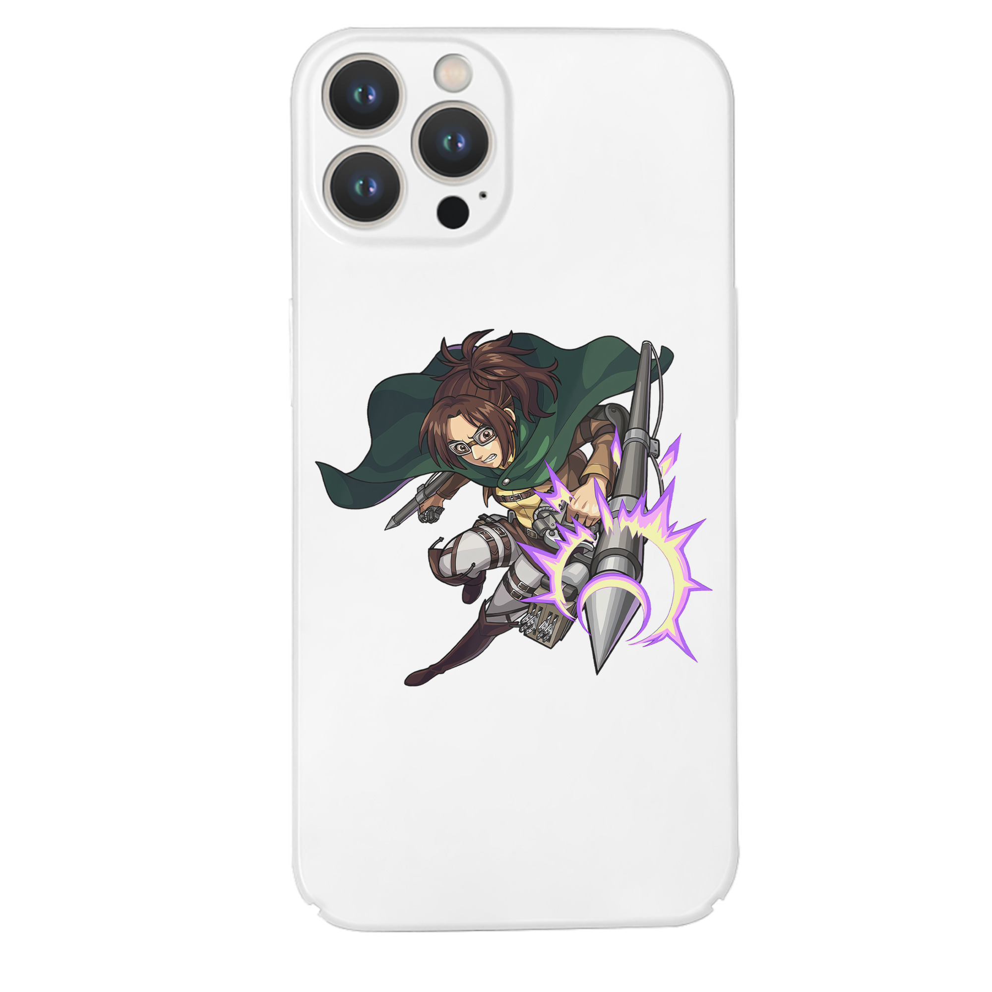（画像用） 進撃の巨人 ハンジ·ゾエ Attack on Titan Hanji Zoe 【iPhone 14シリーズ対応】ハードケース